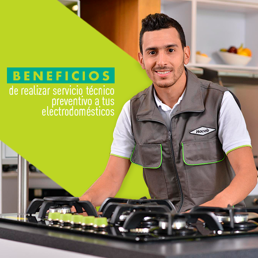 Reparación de estufas Haceb